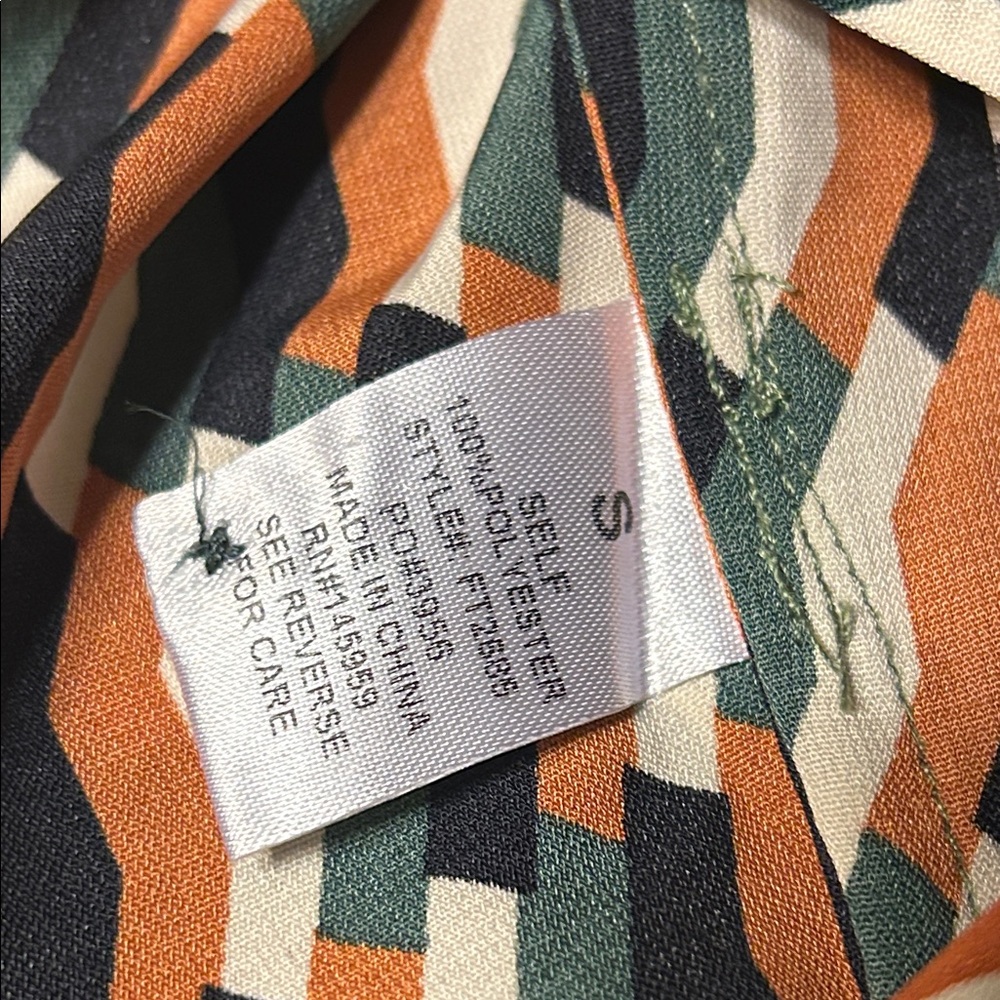 Dress Forum Multicolor Zigzag Button Down Shirt - Picture 5 of 12